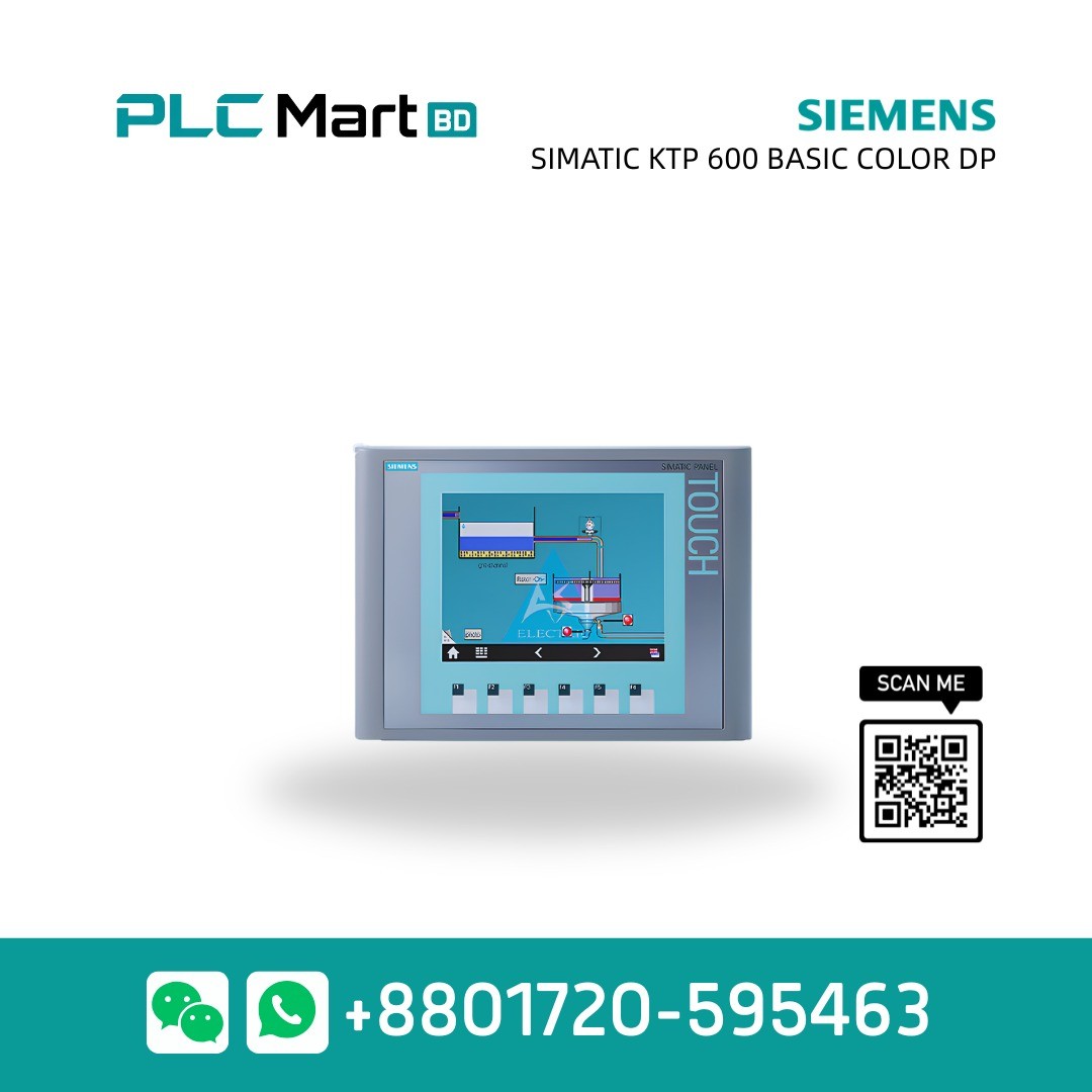 Siemens SIMATIC HMI KTP600 Basic Color PN – 6AV6647-0AD11-3AX0
