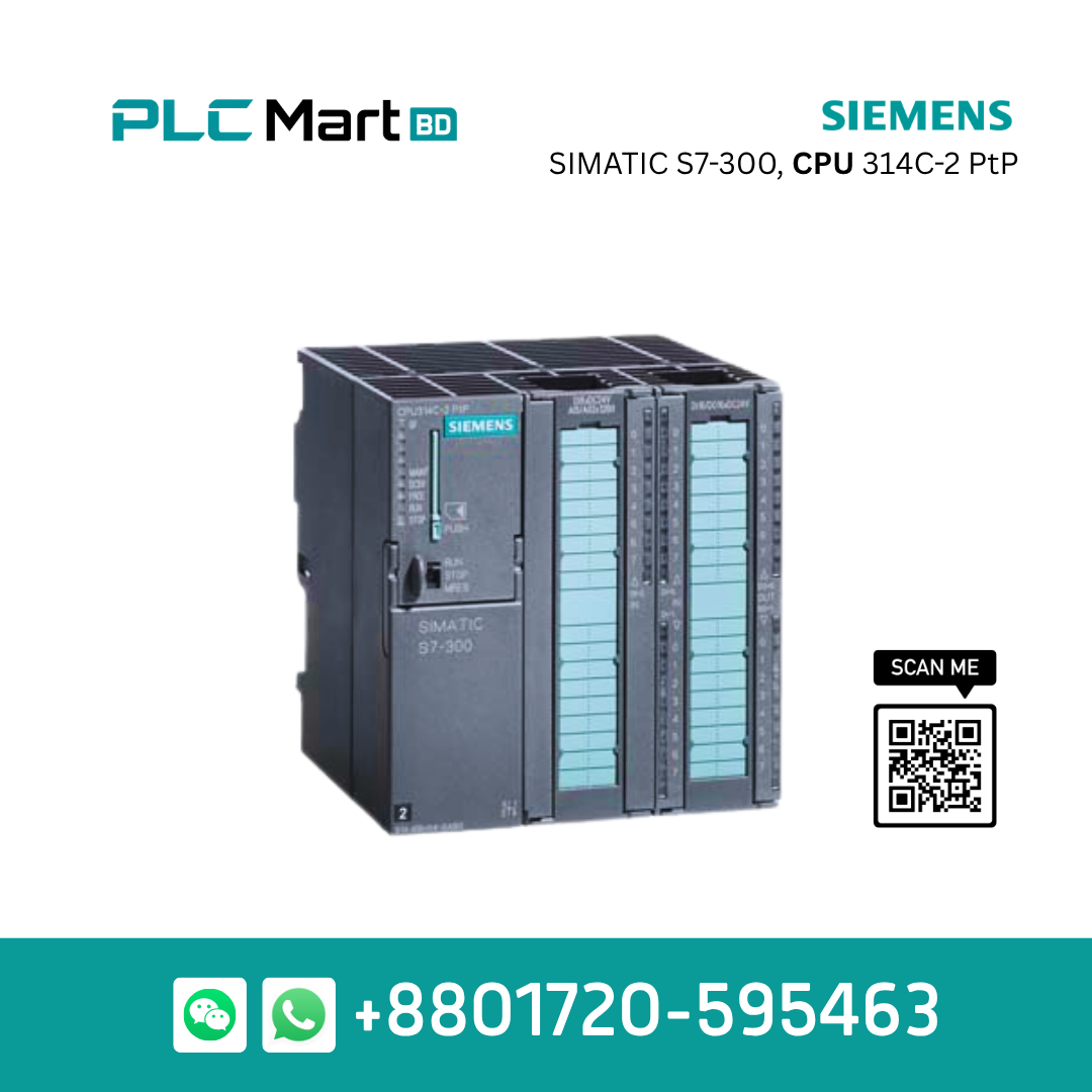 Siemens SIMATIC S7-300 CPU 314C-2 PtP Compact PLC – 6ES7314-6BH04-0AB0