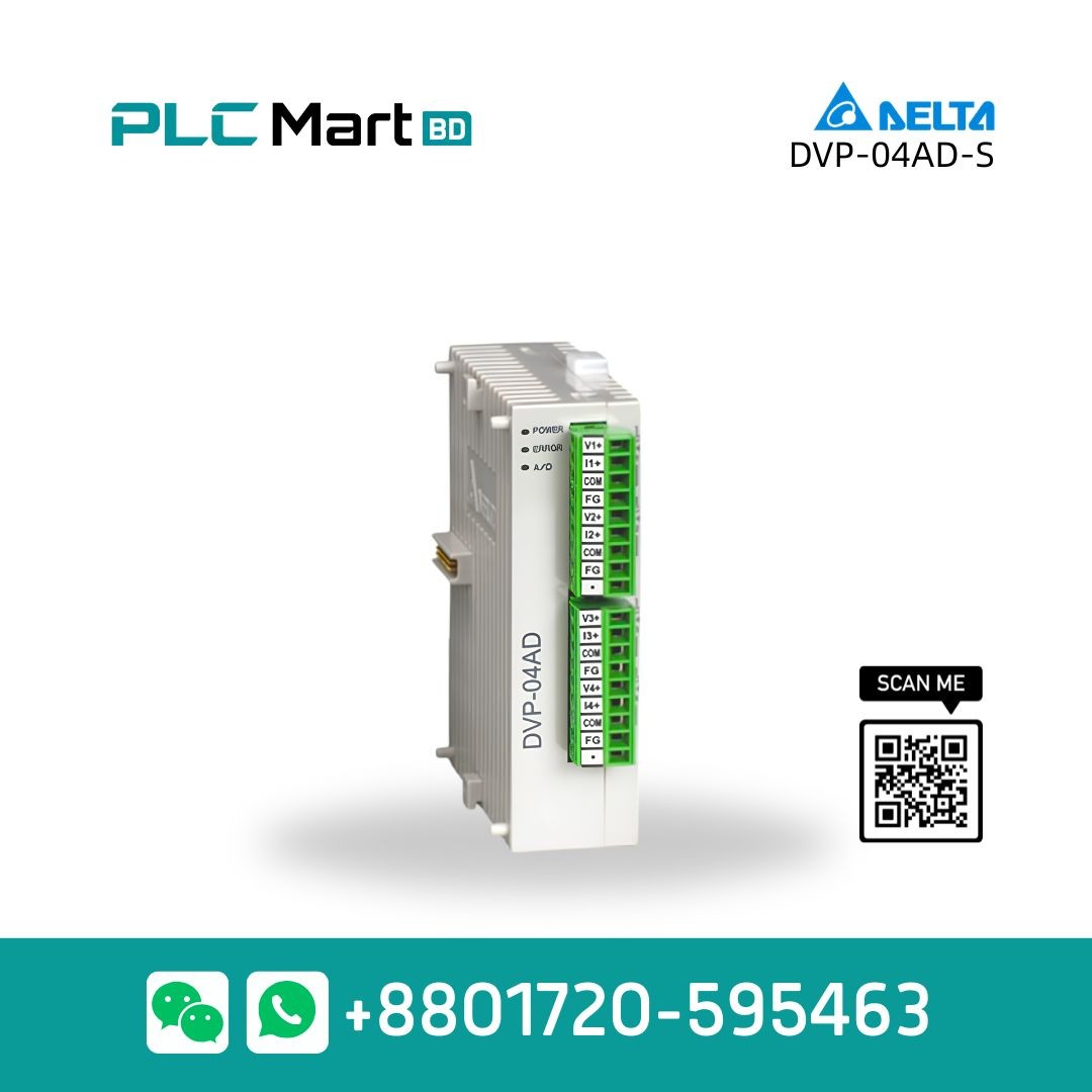 DVP04AD Analog Input Expansion Module (4AI)