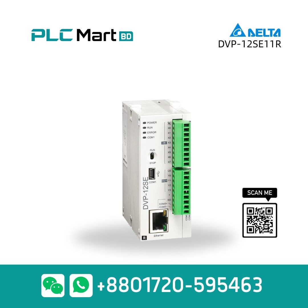 DVP12SE11R DVP-SE Series Ethernet PLC Controller (Relay Output)