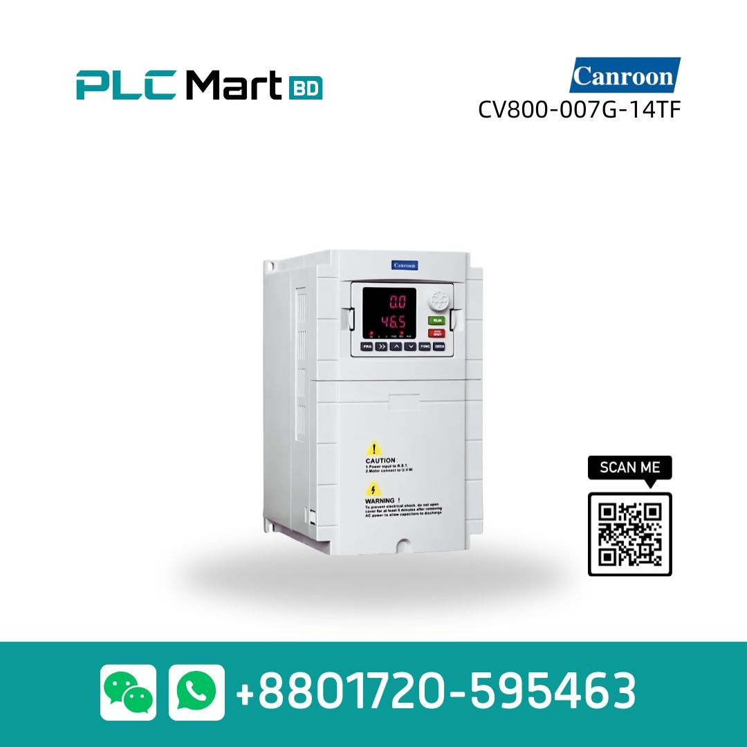 Canroon CV800-007G-14TF CV800 Series 7.5kW Three Phase AC (VFD) Inverter