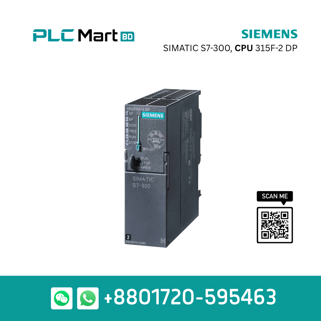 Siemens SIMATIC S7-300 CPU 315F-2 DP Fail-Safe PLC – 6ES7315-6FF04-0AB0